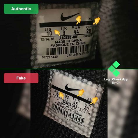 how to spot fake nike presto